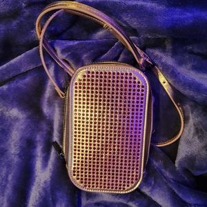 Gold Phone Crossbody Bag